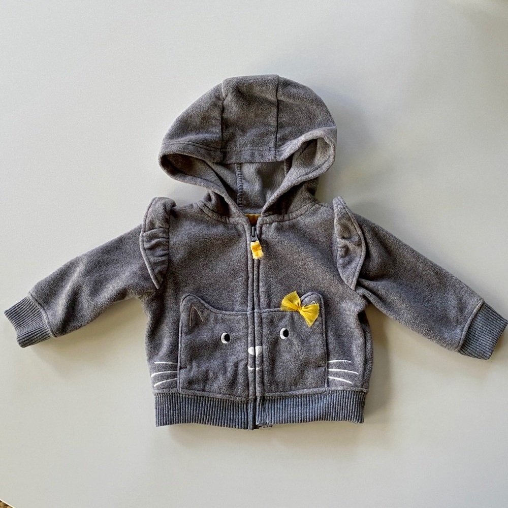 Carter's Newborn Kitten Hoodie